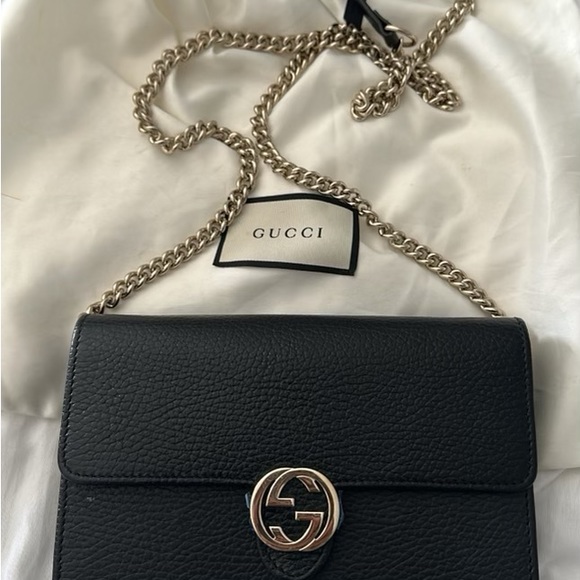 Gucci Bags Gucci Crossbody Purse Black Authentic Poshmark